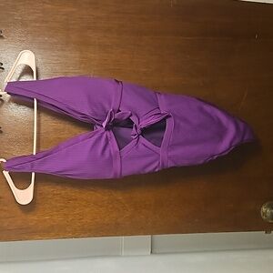 Sandleflower XL purple one piece bathing suit